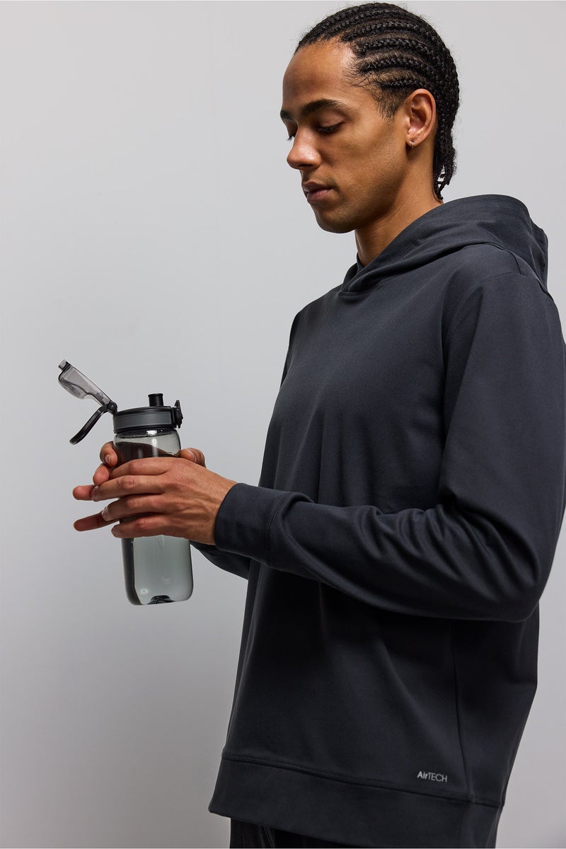 DeFacto Grey Man Standard Fit Sports Hoodie Casual - Image 1